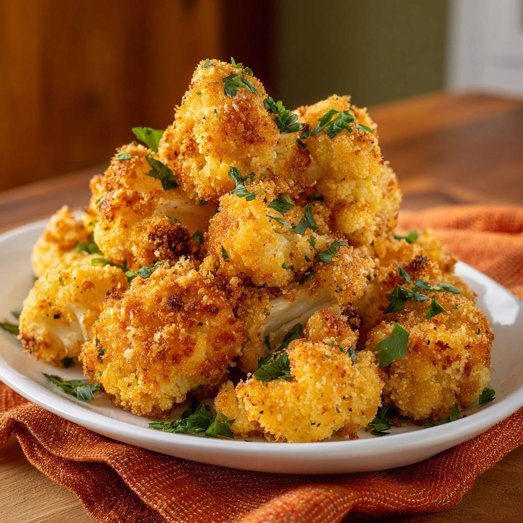Knuspriger Parmesan-Blumenkohl