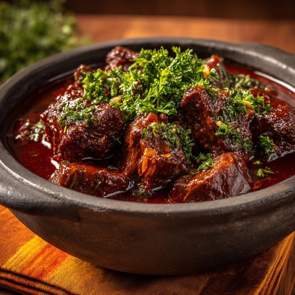 Zartes Rindergulasch