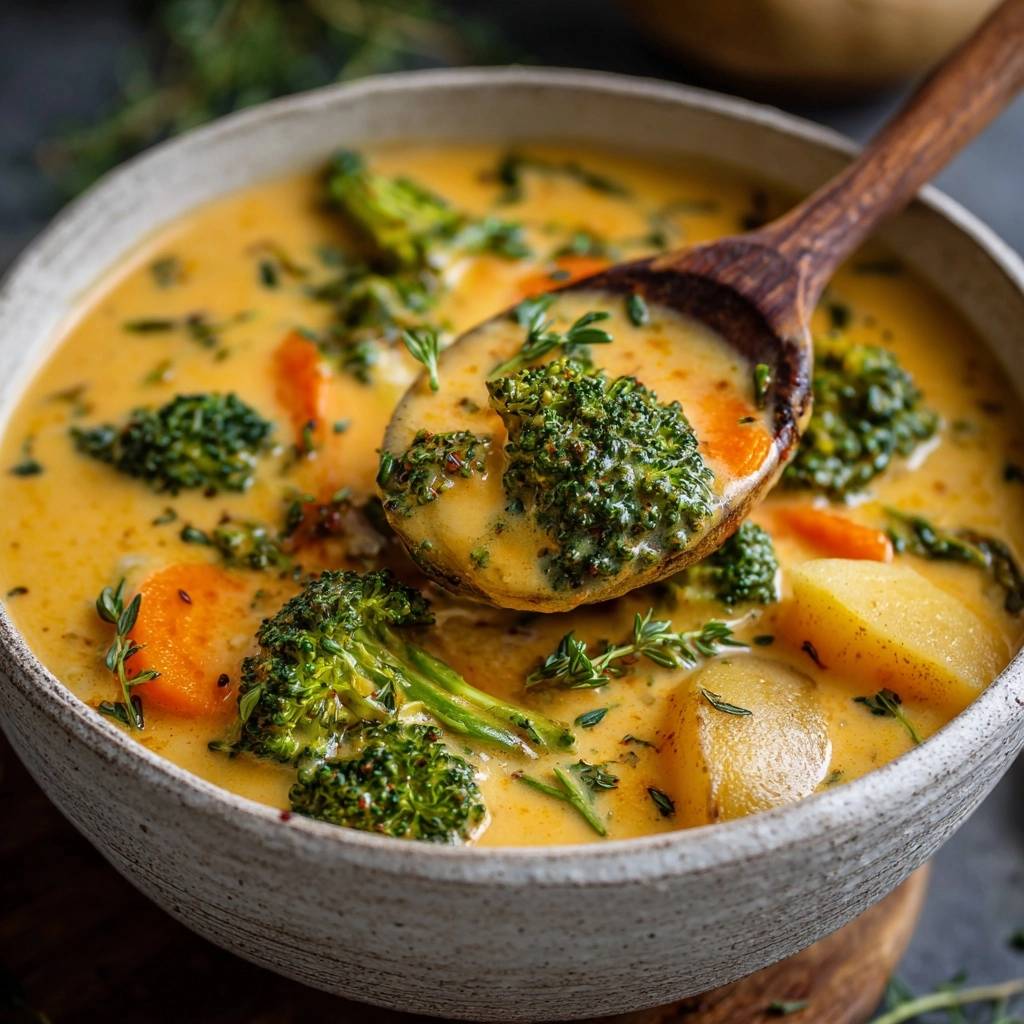 Cremiger Brokkoli-Kartoffel-Eintopf