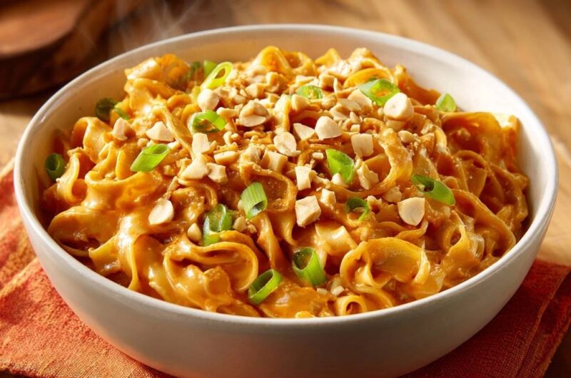 Cremige Erdnuss-Nudeln