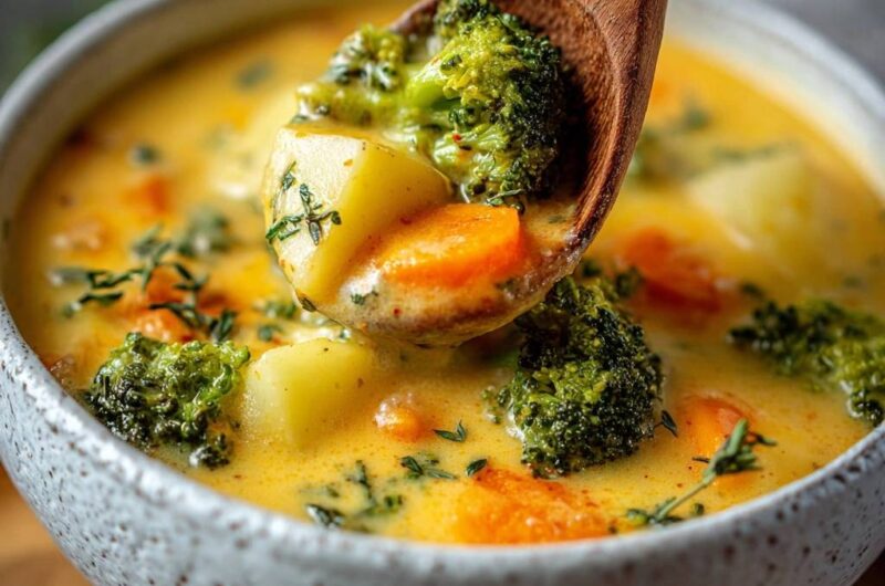 Cremiger Brokkoli-Kartoffel-Eintopf