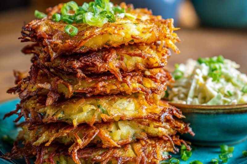 Goldbraune Kartoffelpuffer