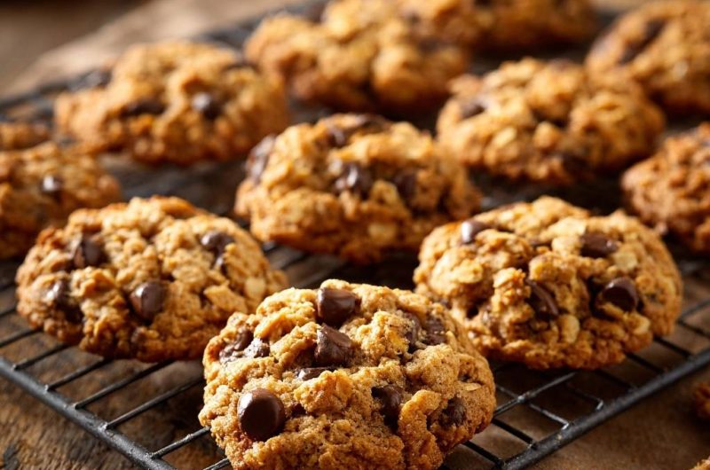 Haferflocken-Schoko-Cookies