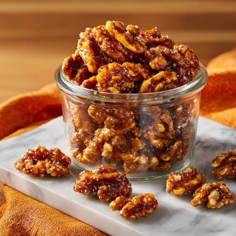Kandierte Walnüsse mit Meersalz: Rezept ohne Verkleben