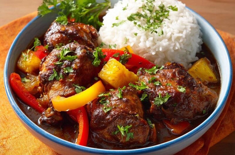 Karibisches Ananas-Hähnchen