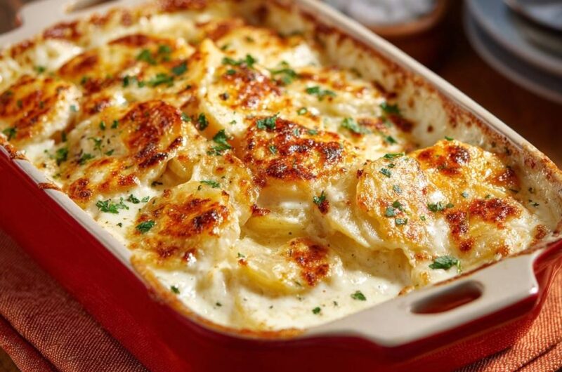 Klassisches Kartoffelgratin