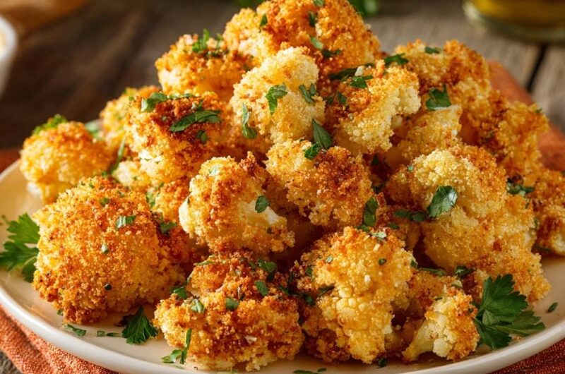 Knuspriger Parmesan-Blumenkohl