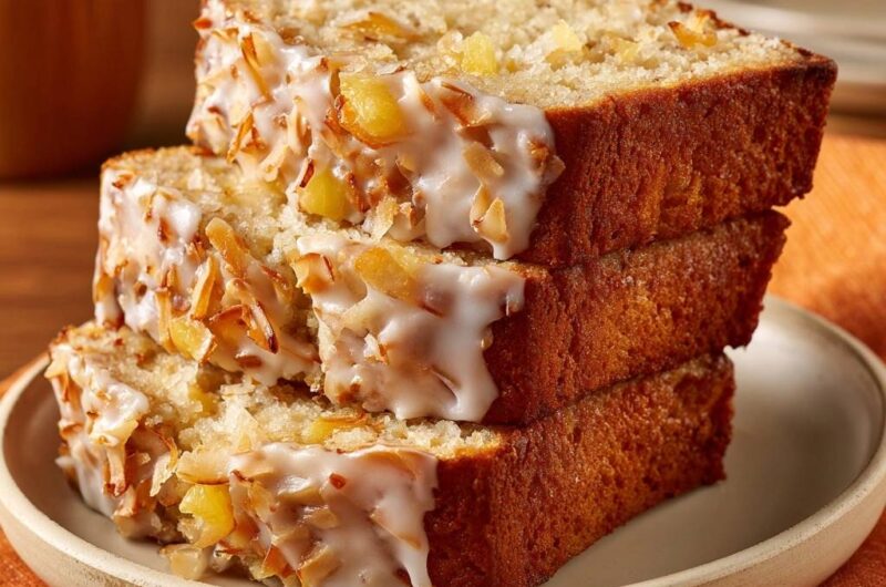 Saftiger Kokos-Ananas-Kuchen