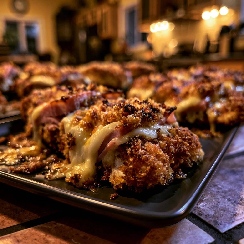 Knuspriges Bacon-Käse-Hähnchen