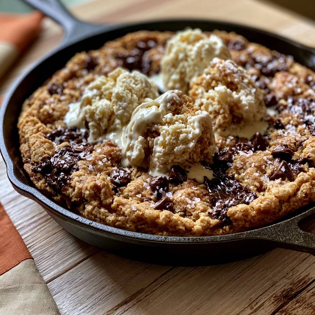 Warmer Schokoladen-Pfannencookie