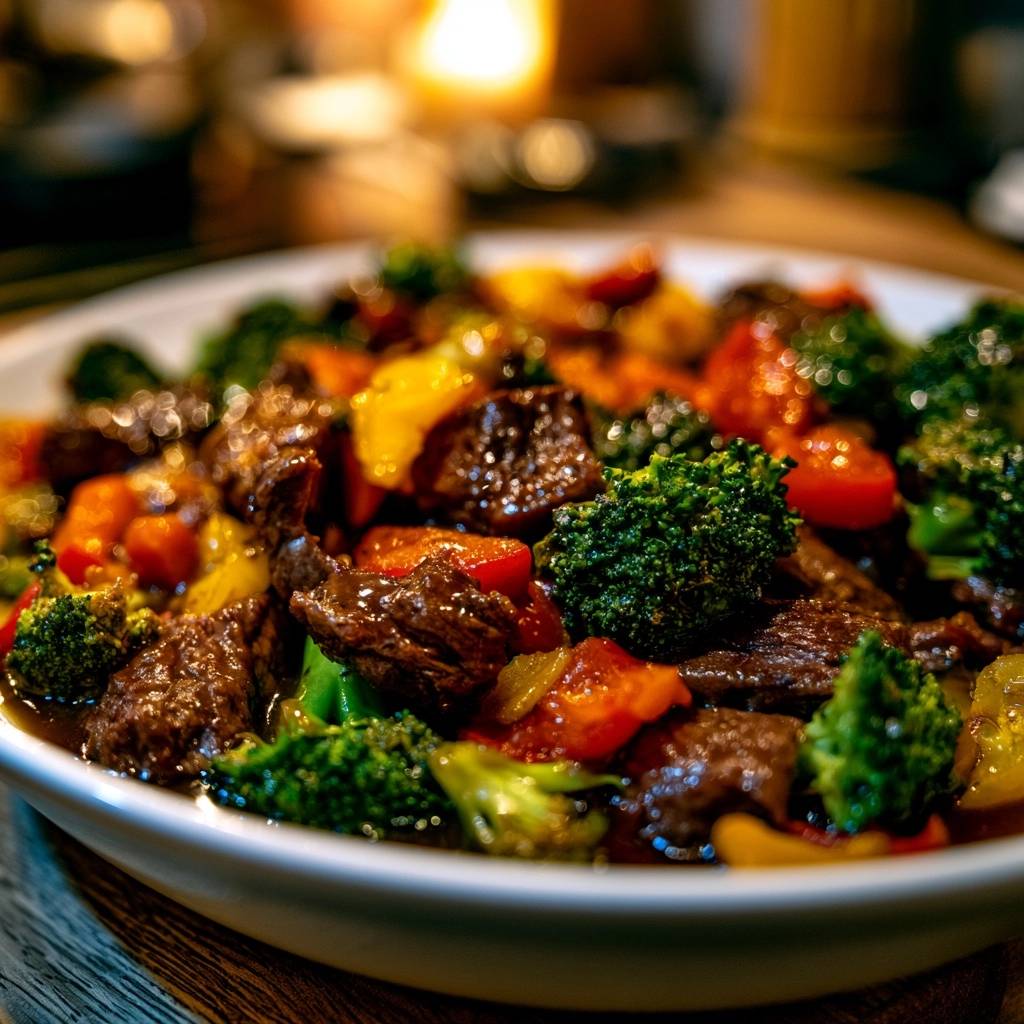 Rindfleisch-Gemüse-Pfanne (Nie wieder zähes Fleisch!)