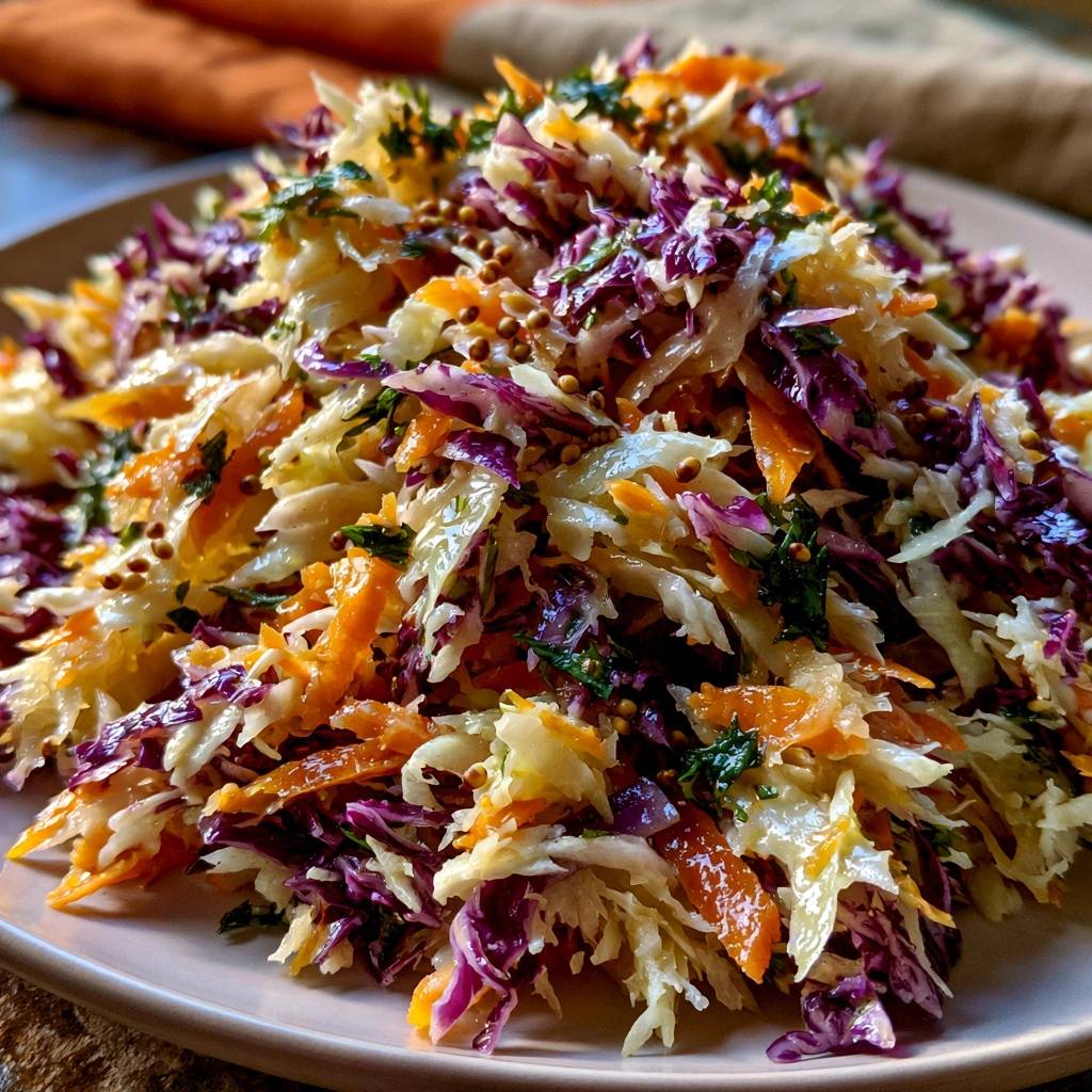 Knackiger Regenbogen-Krautsalat