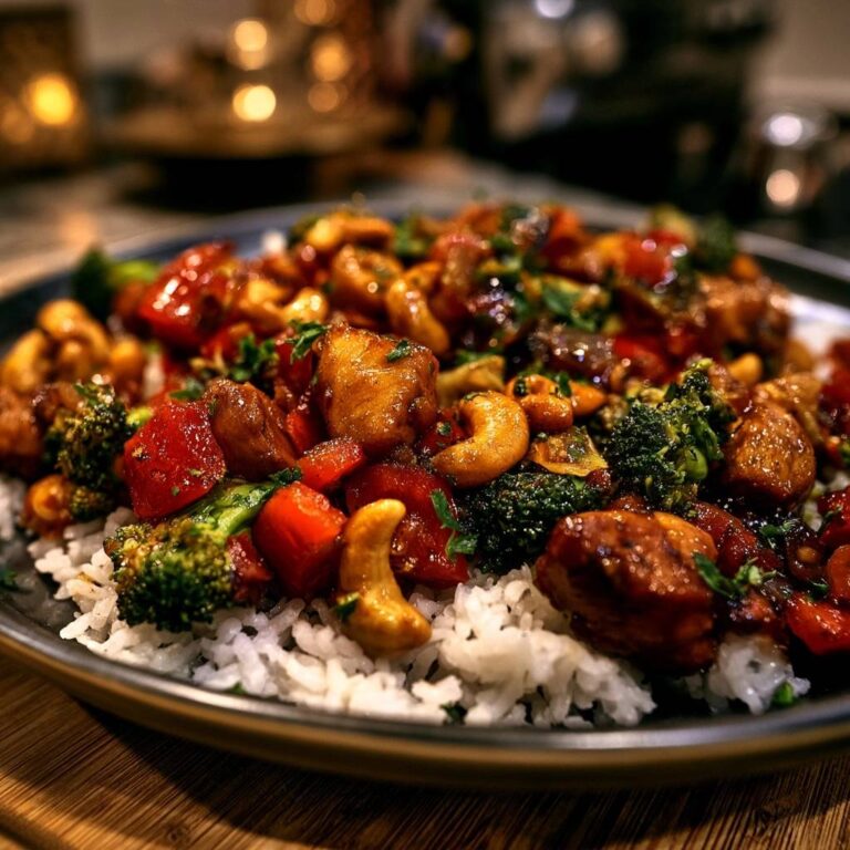 Cashew-Hähnchen mit Brokkoli: Rezept für perfekten Glanz