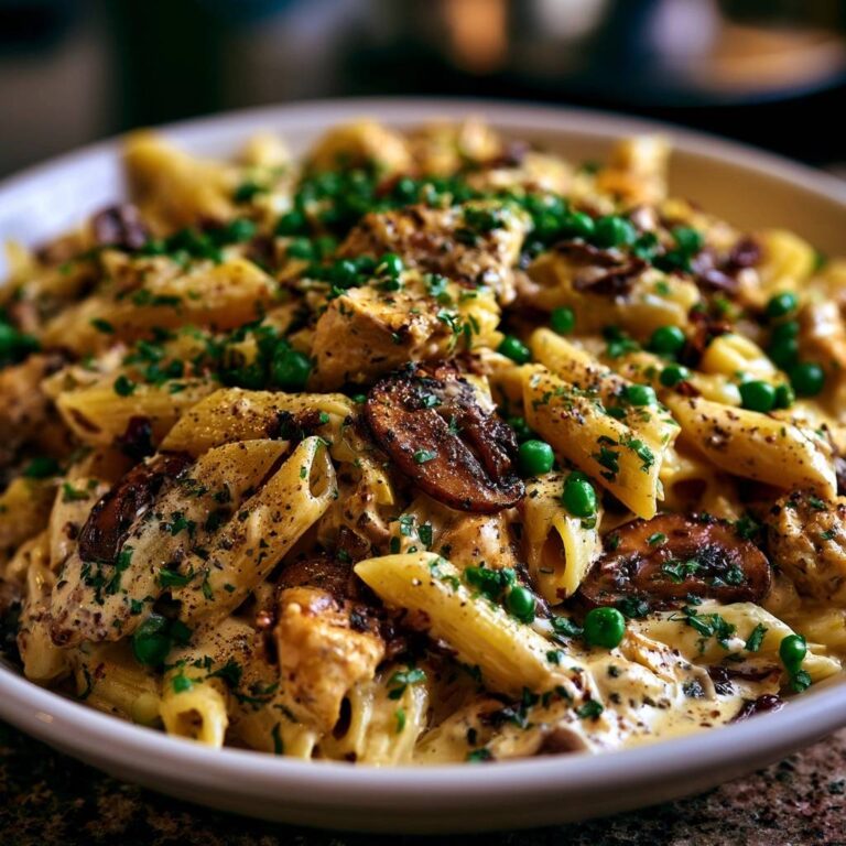 Cremige Penne mit Hähnchen und Pilzen: Das perfekte Rezept