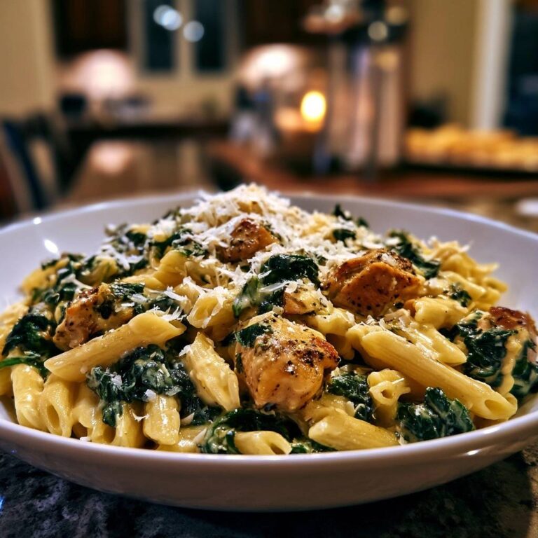 Cremige Penne mit Hähnchen und Spinat: Das perfekte Rezept