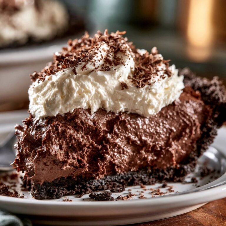 Cremige Schokoladen-Mousse-Torte mit knusprigem Boden