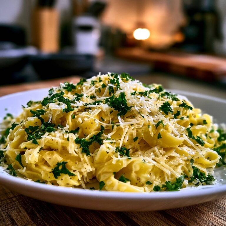 Cremige Tagliatelle mit Parmesan und Petersilie: Das Rezept