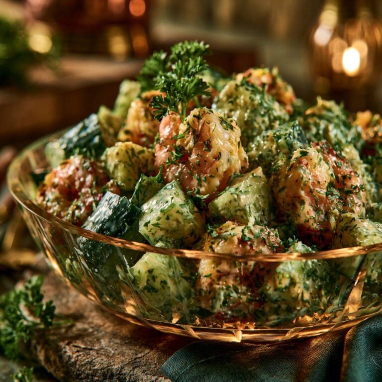 Cremiger Garnelen-Gurken-Salat: Das Rezept ohne Wässern