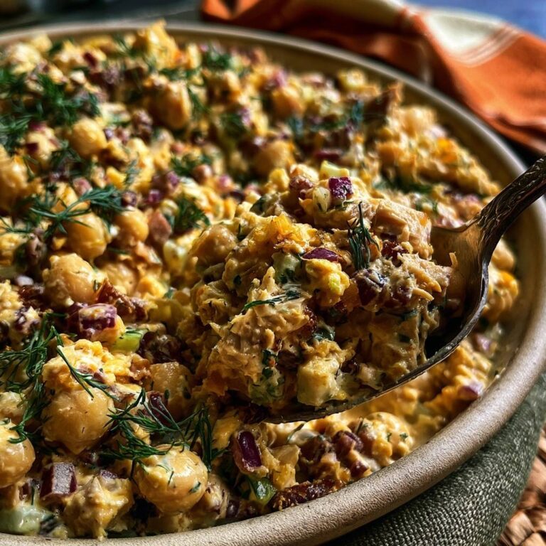 Cremiger Kichererbsen-Thunfisch-Salat: Das beste Rezept