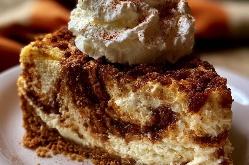 Cremiger Zimtschnecken-Käsekuchen