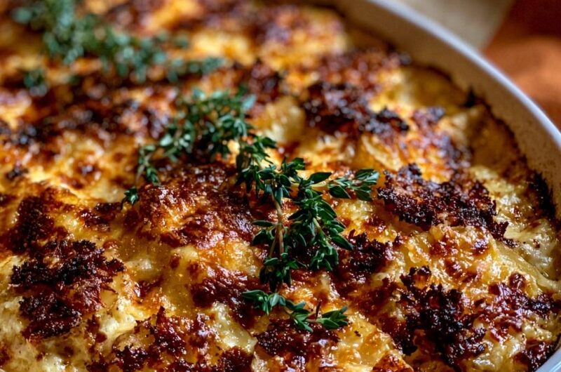 Cremiges Kartoffelgratin mit Goldkruste