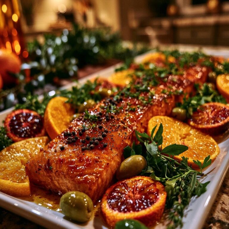Glasierter Zitrus-Lachs vom Blech: Saftig & aromatisch