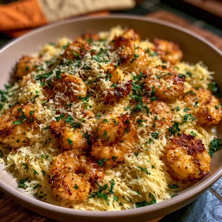 Knoblauch-Garnelen auf Spaghetti: Saftig & aromatisch
