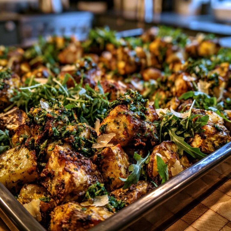 Knusprige Pesto-Röstkartoffeln: Das Geheimnis für maximalen Crunch