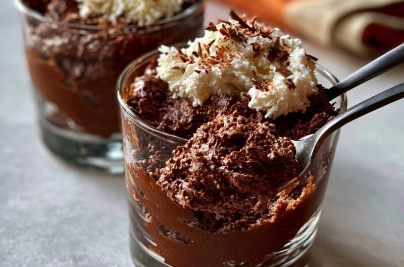 Luftige Mousse au Chocolat