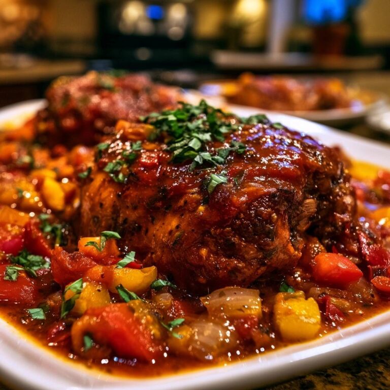 Mediterrane Hähnchenpfanne mit Paprika: Saftig & aromatisch