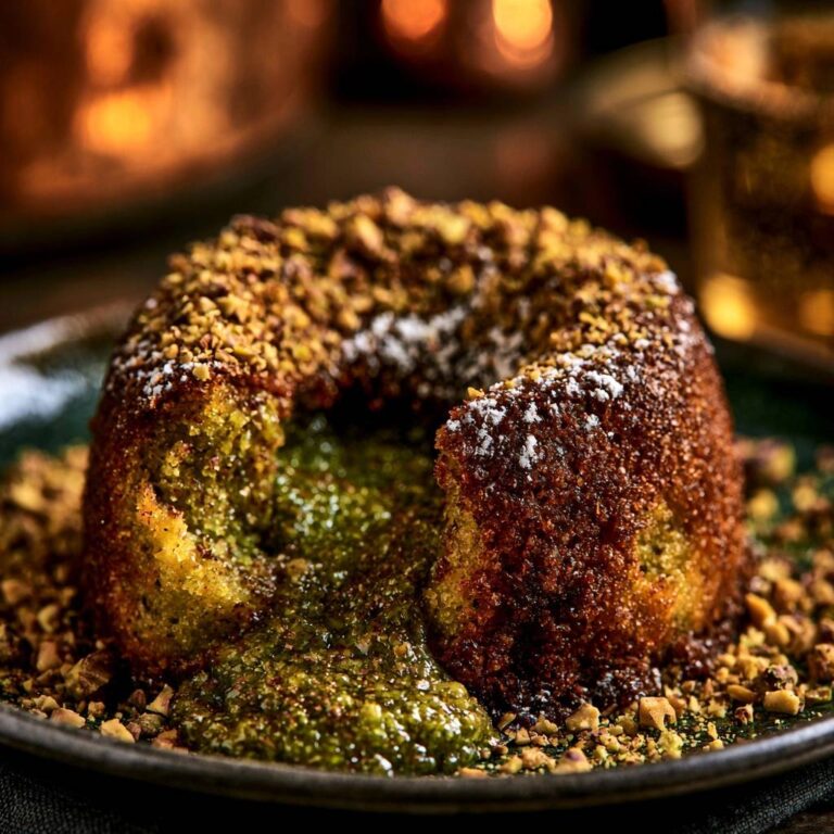 Pistazien-Lava-Cake mit flüssigem Kern: Das perfekte Rezept