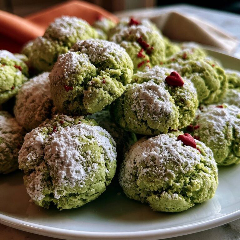 Pistazien-Wölkchen mit Puderzucker: Rezept gegen Zerlaufen