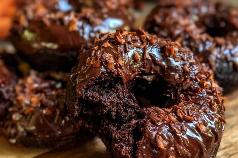 Saftige Schokoladen-Donuts