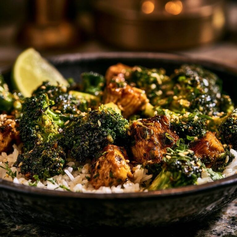 Sesam-Brokkoli-Hähnchen auf Reis: Rezept mit Knusper-Garantie