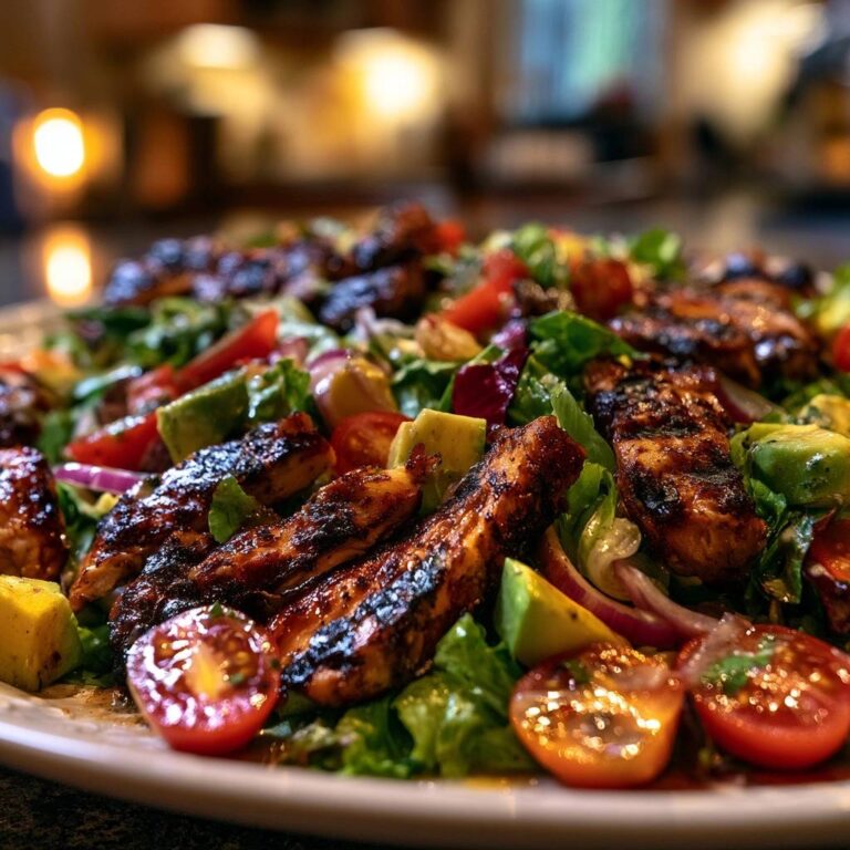 Würziger Grillhähnchen-Salat: Saftig & mit perfekter Kruste