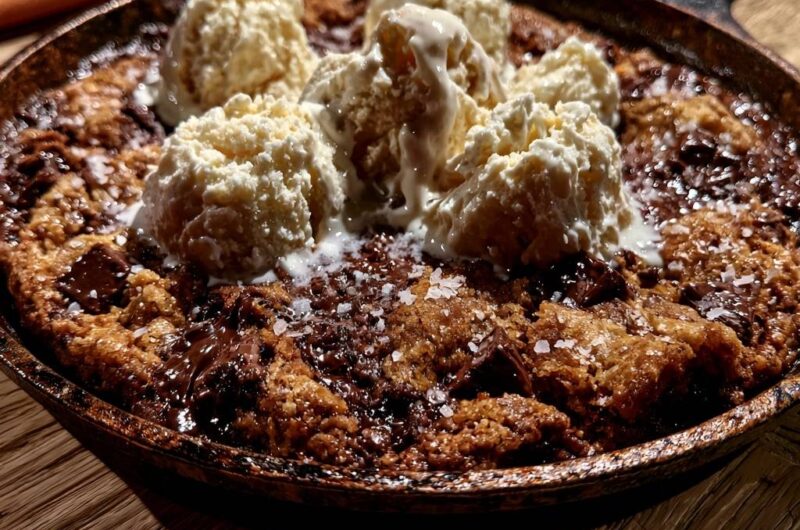 Warmer Schokoladen-Pfannencookie