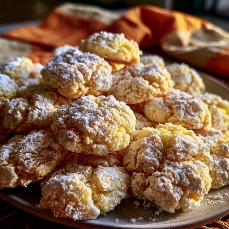 Zitronen-Crinkle-Cookies: Das Rezept für perfekten Look