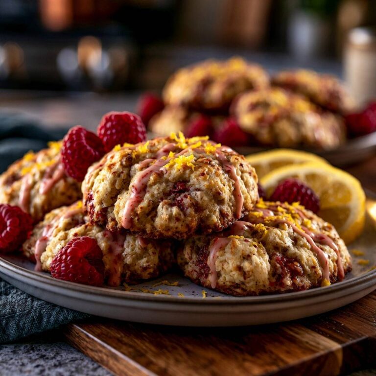 Zitronen-Himbeer-Scones: Rezept für fluffiges Gebäck