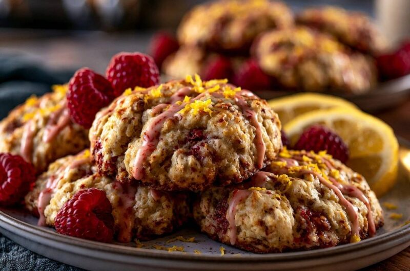 Zitronen-Himbeer-Scones