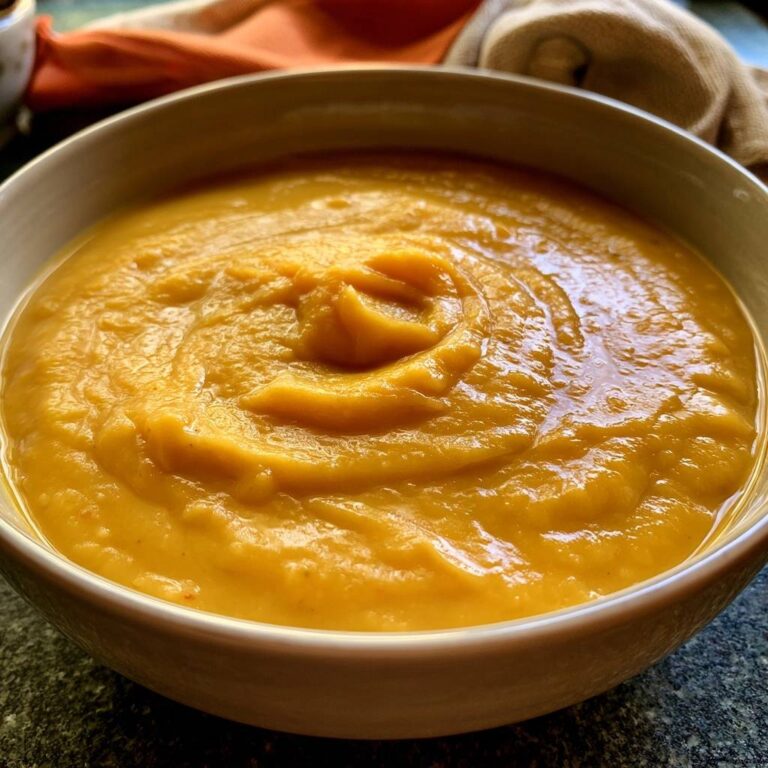 Butternut-Kürbissuppe mit Pastinaken
