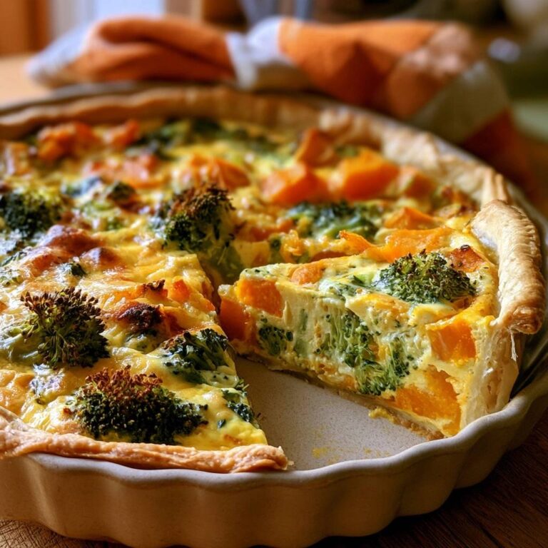 Kürbis-Brokkoli-Quiche