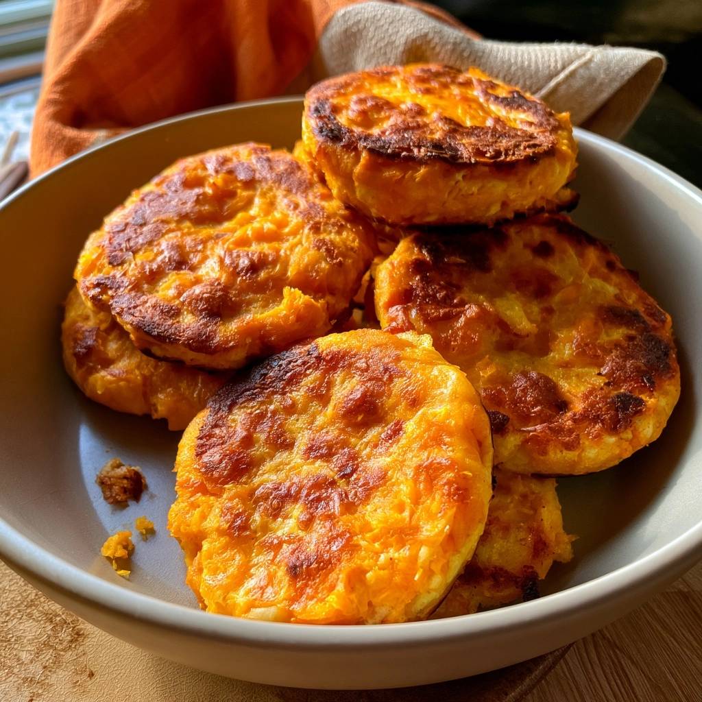 Kürbis-Käse-Taler mit Bergkäse