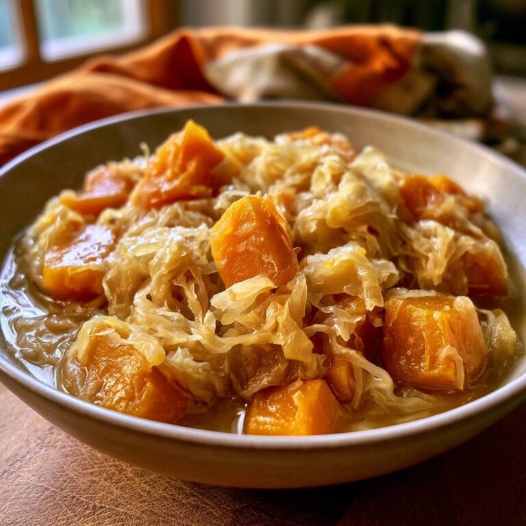 Kürbis-Sauerkraut-Eintopf