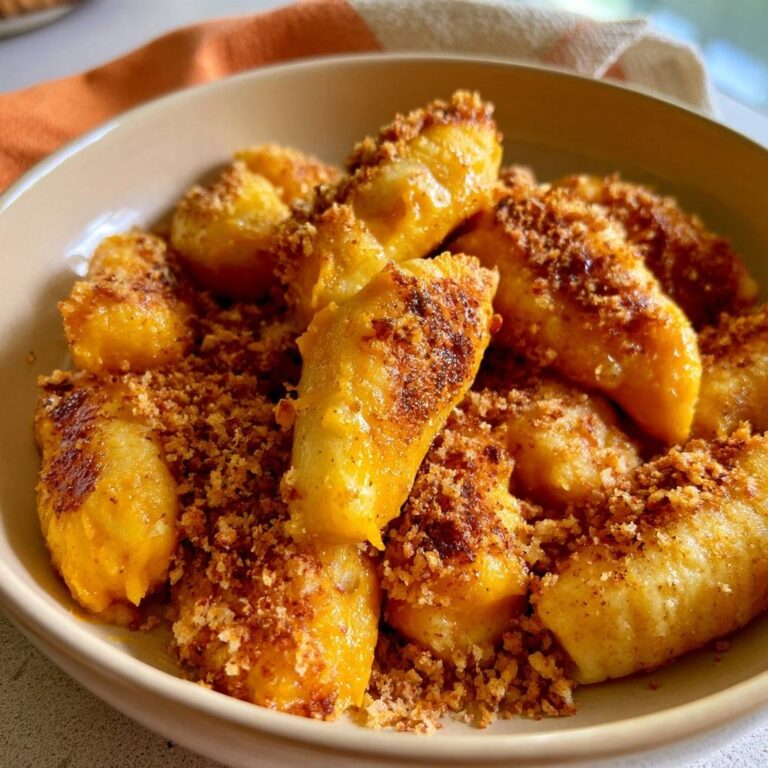 Kürbis-Schupfnudeln mit Butterbröseln