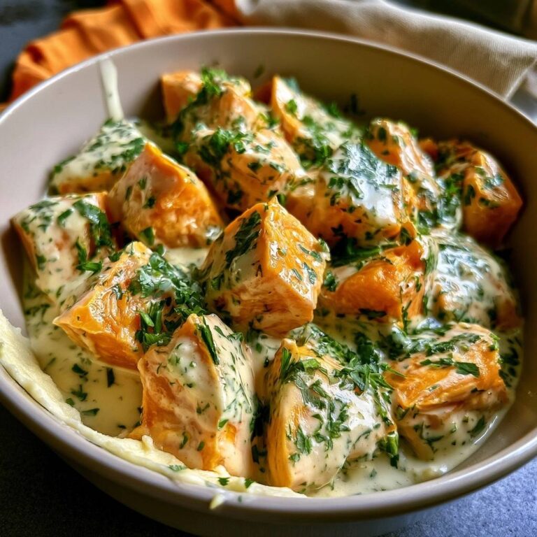 Rahmkürbis mit Petersilie