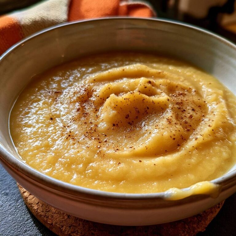 Steckrübensuppe mit Birne und Muskat